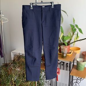 Gap slim crop navy work pants size 6